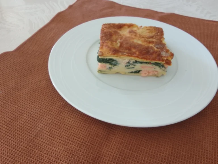 Lasagnes épinards et saumon IG bas