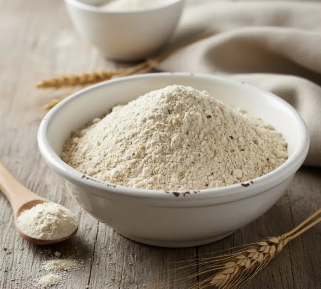 Farine de blé T130, intégrale, complète