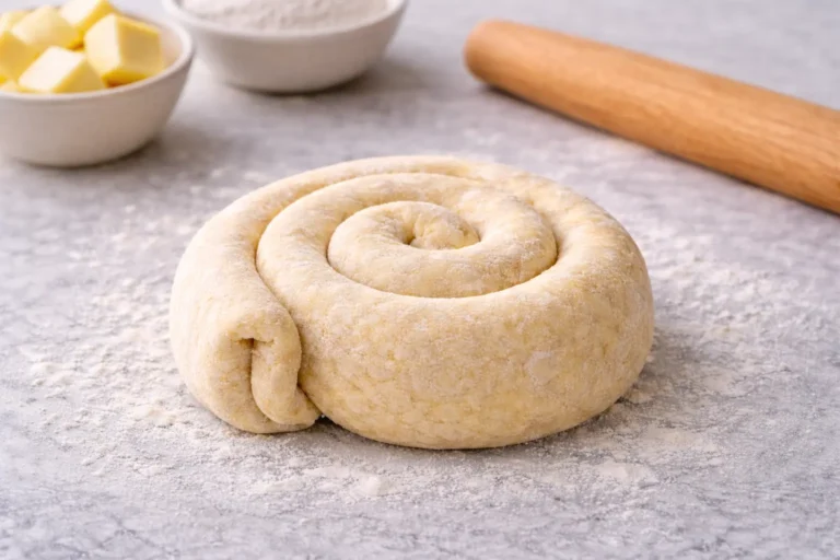 Pâte feuilletée escargot