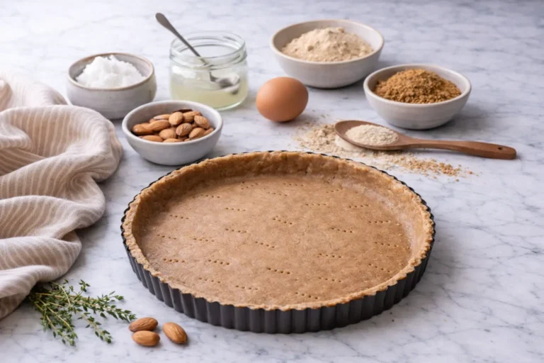 Pâte sucrée rustique, épeautre et amande