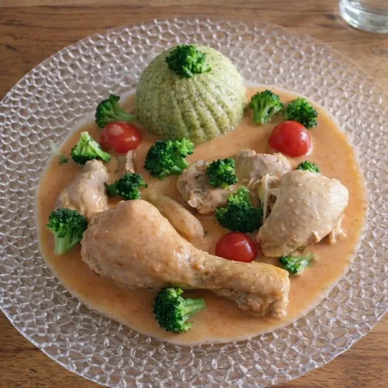 Poulet crémeux et brocoli fondant