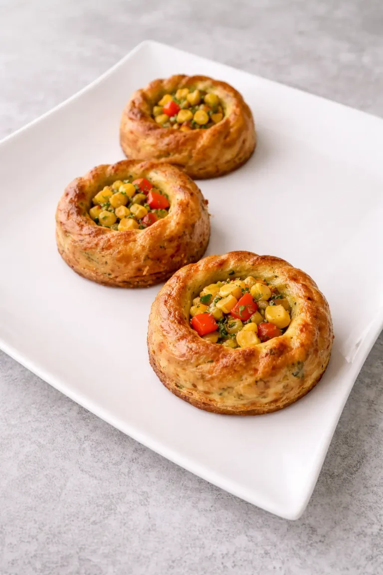 Bouchées moelleuses sans pâte aux légumes