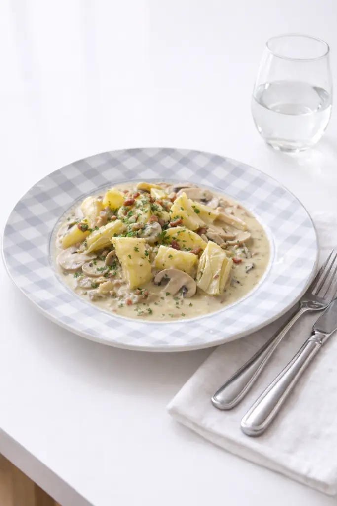 Légumes fondants à la cancoillotte