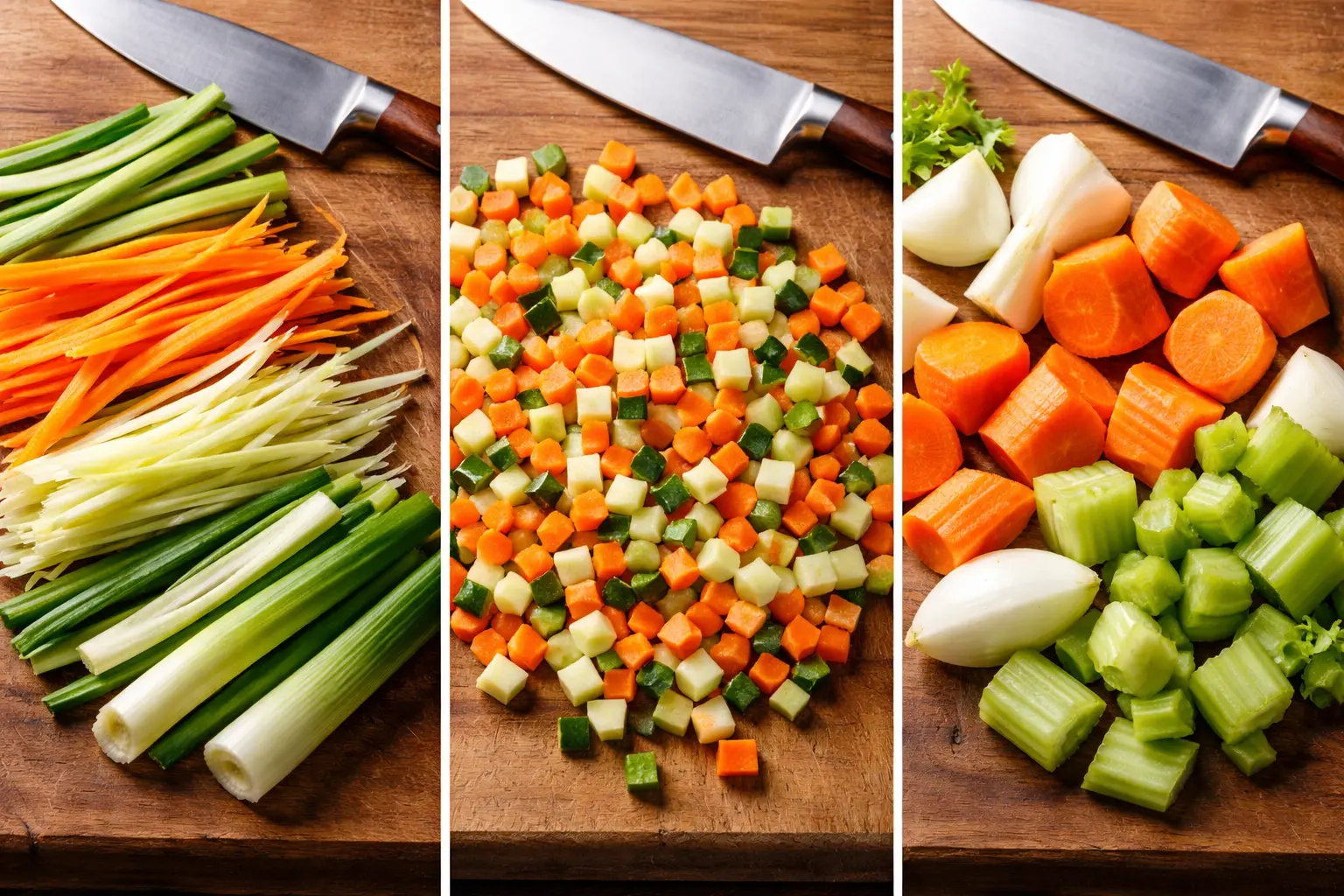 Taillage des légumes : techniques de coupe et cuisson
