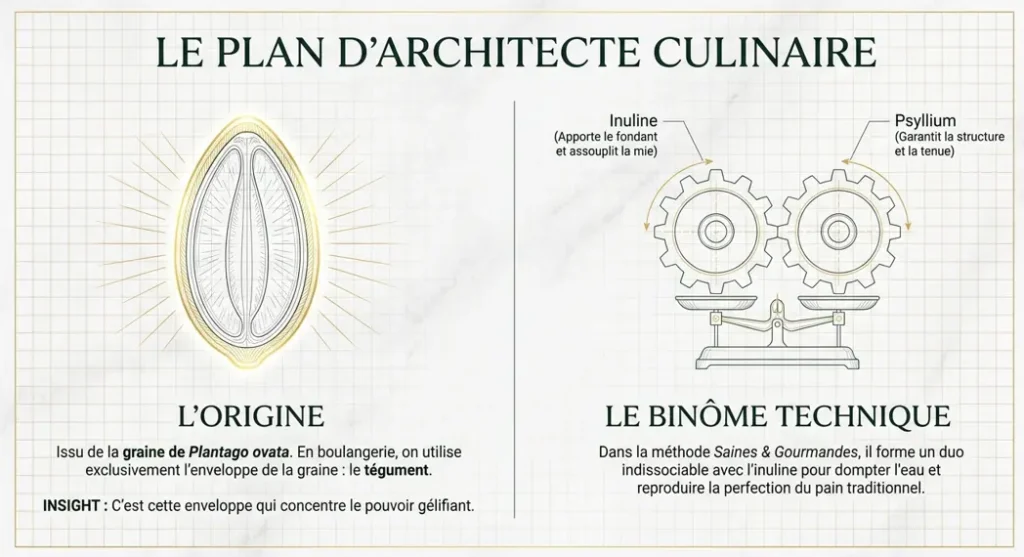 psyllium inuline binome technique structure mie ig bas origine plantago ovata