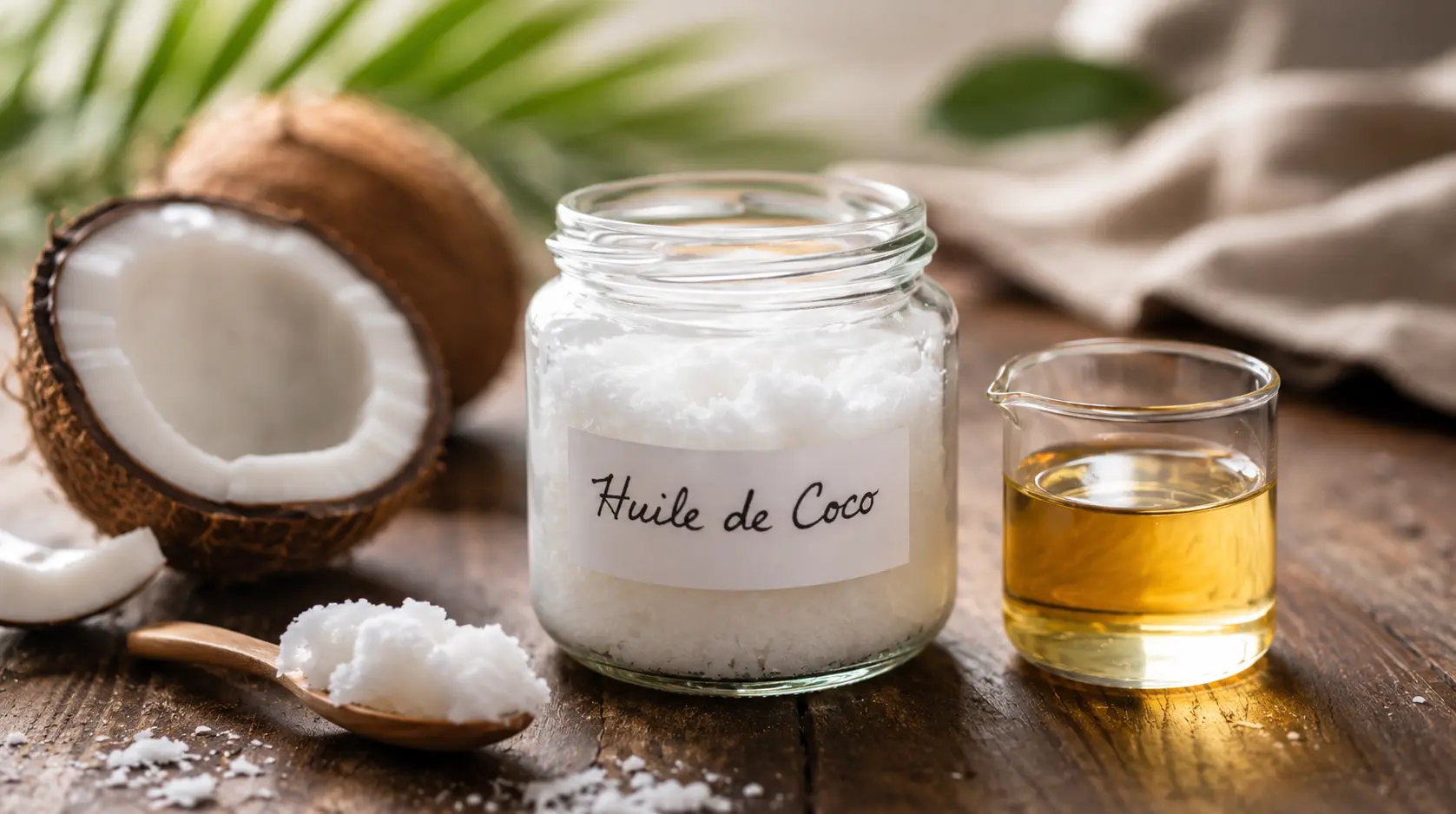 Huile de coco