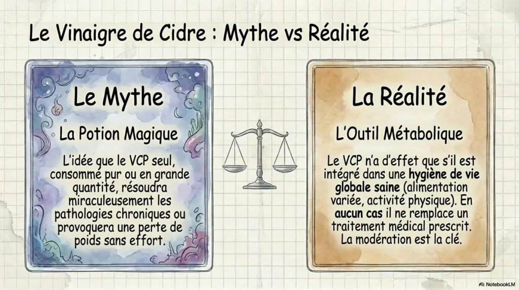 vinaigre de cidre mythe vs réalité effet glycémique et usage en cuisine ig bas