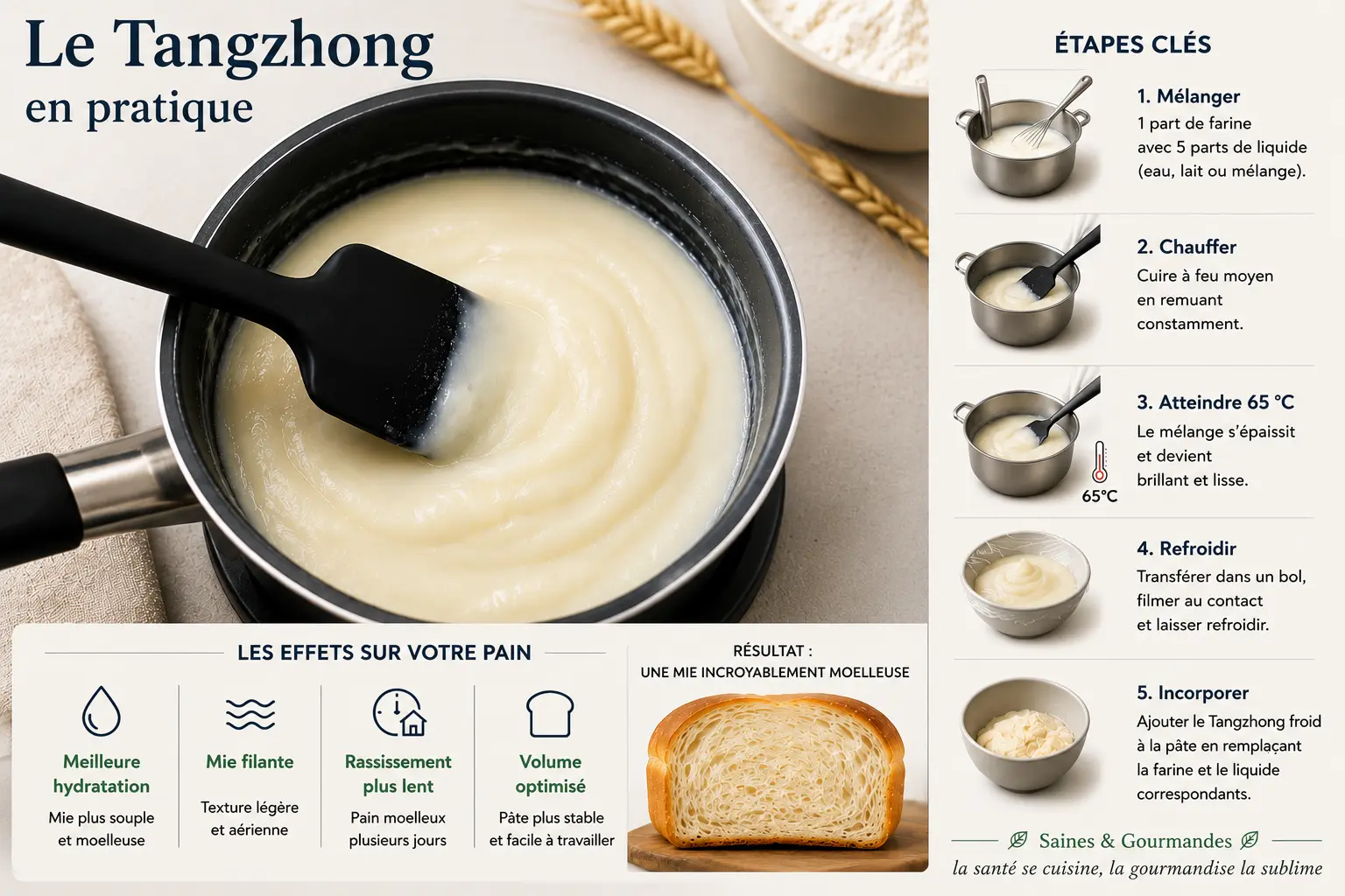 Tangzhong : la technique boulangère